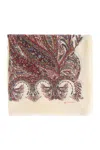 Etro Scarf With A Colorful Pattern In White