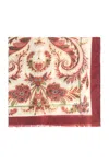 Etro Scarf With Floral Motif In Neutral