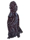 Etro Jacquard Scarf With Fringe Detailing And Soft Texture In Multicolour