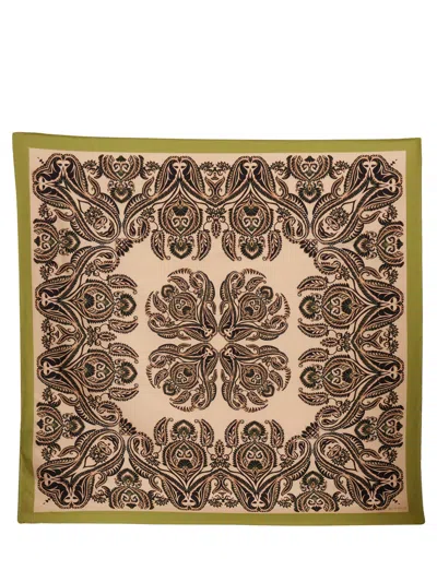 Etro Paisley-print Silk Scarf In Multi