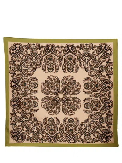 Etro Scarf With Print In Brown