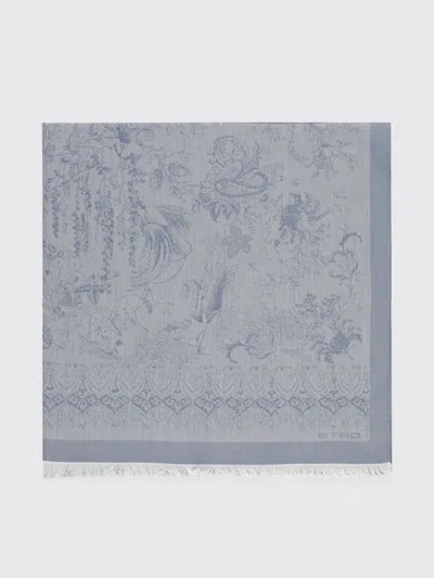 Etro Scarf Woman In Blue