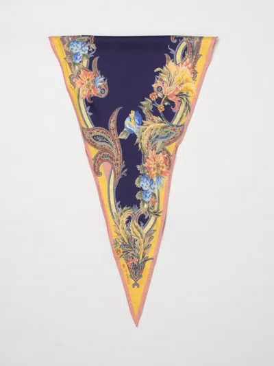 Etro Scarf Woman In Blue