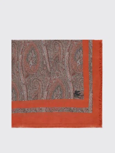 Etro Scarf Woman In Brown