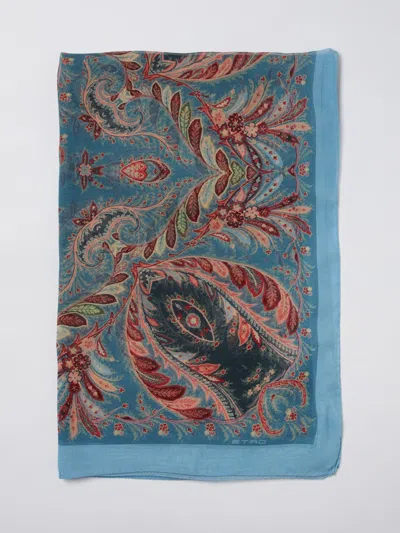 Etro Scarf Woman  In Blue