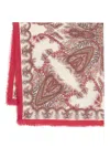 Etro Wool And Cashmere Blended Paisley-print Scarf