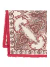Etro Wool And Cashmere Blended Paisley-print Scarf