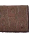 Etro Paisley-print Frayed-edge Scarf