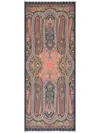 Etro Paisley-print Cashmere-blend Scarf In Blue