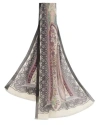 Etro Silk Scarf With Placed Print In Multi