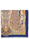 Etro Shawl With Paisley Print In Multicolour