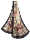 Etro Paisley-print Fringed Scarf In Multicolour