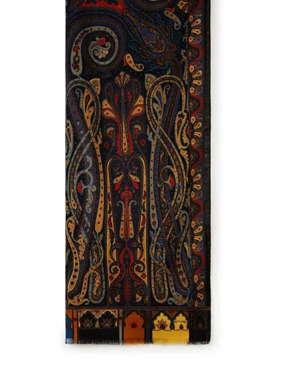Etro Scarf In Black