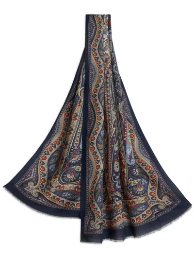 Etro Scarves In Blue