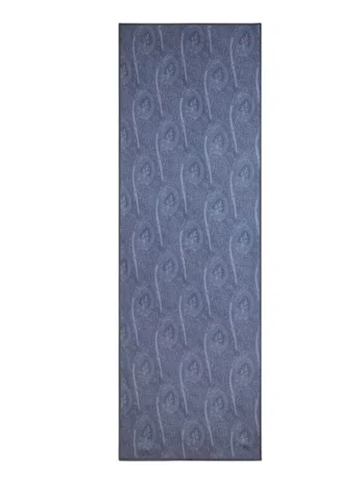 ETRO SCARVES MAN ETRO - SCARF 68X200 CM - BLUE
