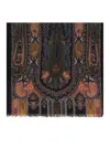 Etro Paisley-print Fringed-edge Scarf In Multicolour