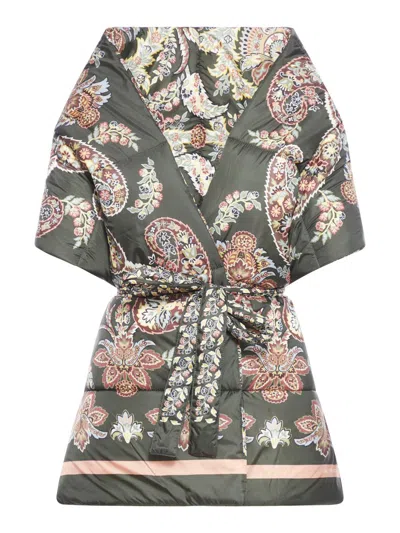 Etro Padded Scarf In Multicolour