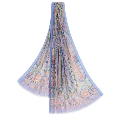 ETRO SCARVES WOMAN ETRO - BOHEME SCARF WOMAN - BLUE