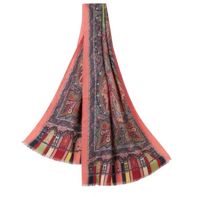 ETRO SCARVES WOMAN ETRO - TOSCA SCARF WOMAN - RED