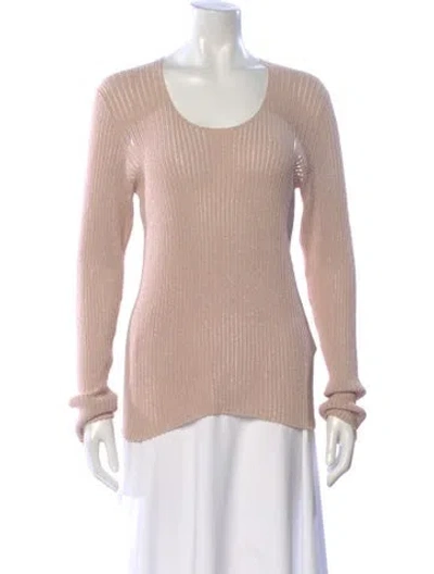 Pre-owned Etro Scoop Neck Sweater In Pink