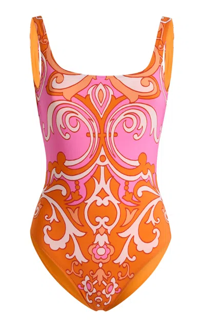 Etro Scoop-neck One-piece Bathing Suit In Multi