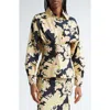 Etro Venus-print Cotton Shirt In Black