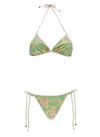 Etro Floral Paisley Bikini Beachwear In Green
