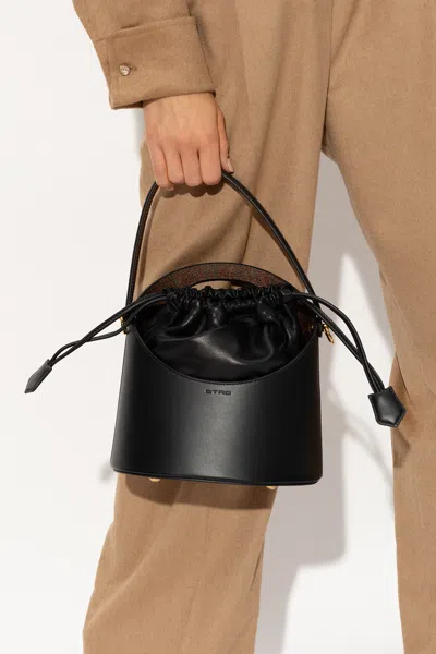 Etro ‘secchiello' Shoulder Bag In Black