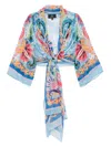 Etro Self-tie Long Sleeves In Multi