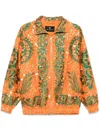 Etro Bomberjacke Mit Pailletten Bestickt Allover In Yellow
