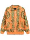 Etro Bomberjacke Mit Pailletten Bestickt Allover In Orange