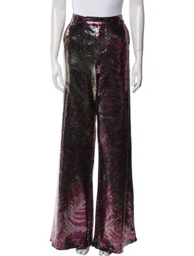 Pre-owned Etro Sequin Wide Leg Pants W/ Tags