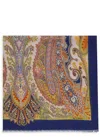 Etro Shawl With Paisley Print In Multicolour