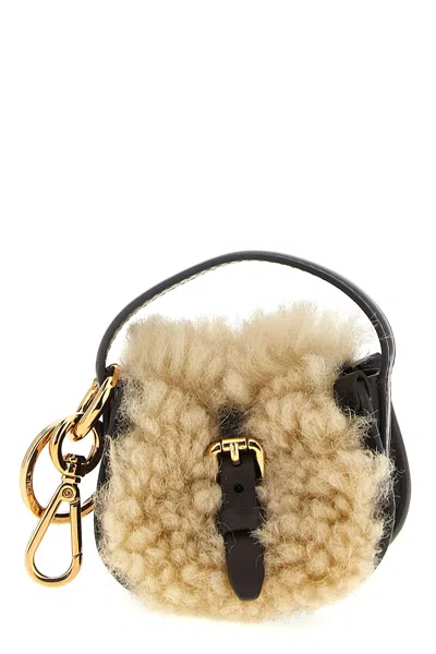 Etro Shearling Bag Cindolo In Brown