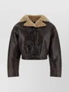 Etro Sheepskin Jacket Featuring Wool Insert In Multi