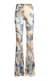 Etro Sheer Jersey Pants In Multi