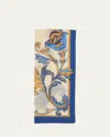 Etro Sheer Printed Modal-blend Scarf In Print On White Base