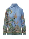 Etro All-over Signature Print Long-sleeved Shirt