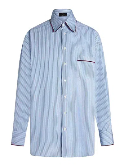 ETRO CAMISA - AZUL