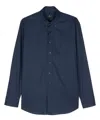 Etro Collared Shirt Button-up Long Sleeves In Blue