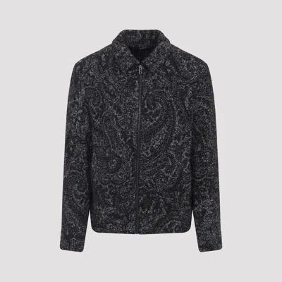 ETRO SHIRT COLLAR BOMBER JACKET