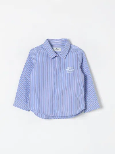 ETRO SHIRT ETRO KIDS COLOR BLUE,F96700009