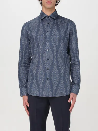 Etro Shirt  Men Color Blue