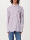 Etro Striped Cotton Shirt In Pink