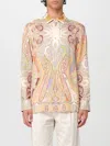 Etro Paisley Pattern Button-down Collar Shirt In Neutral