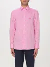 Etro Pink Pegaso Embroidery Shirt In Pink