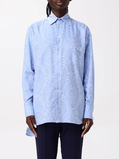 ETRO SHIRT ETRO WOMAN COLOR BLUE,G47254009