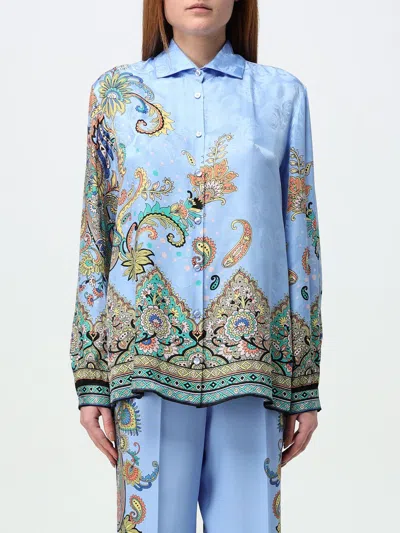 Etro Hemdbluse  Damen Farbe Blau