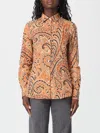 Etro Shirt  Woman Color Multicolor In Orange