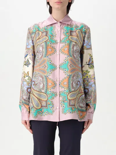 ETRO SHIRT ETRO WOMAN COLOR PINK,423714010